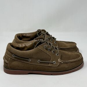 Sperry Top Sider Authentic Chukka Boots Mens 10 M Brown Suede Preppy Casual